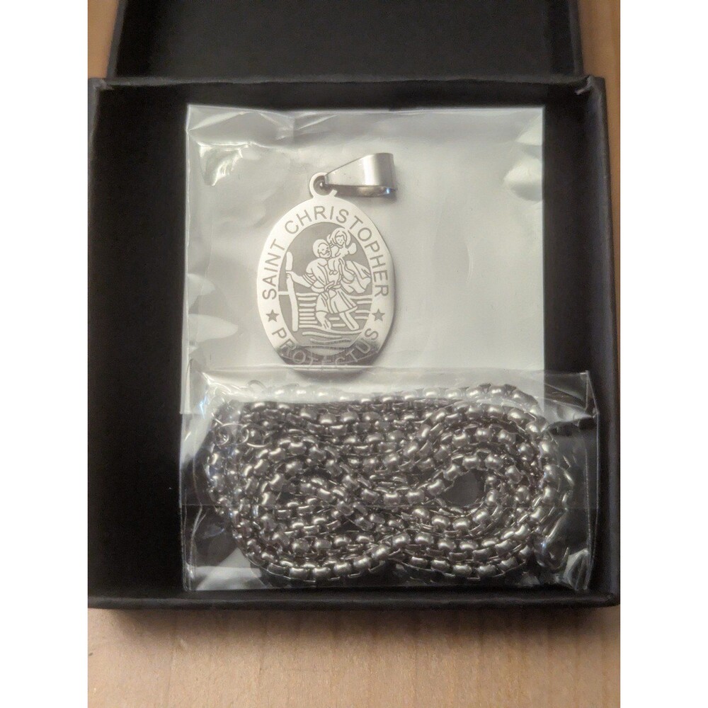 Saint Christopher Pendant Necklace